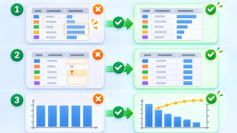 Lỗi thường gặp khi vẽ biểu đồ Pareto trong Excel