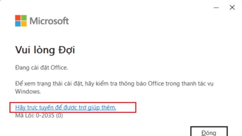 Microsoft 365 bị treo hoặc cài đặt quá lâu