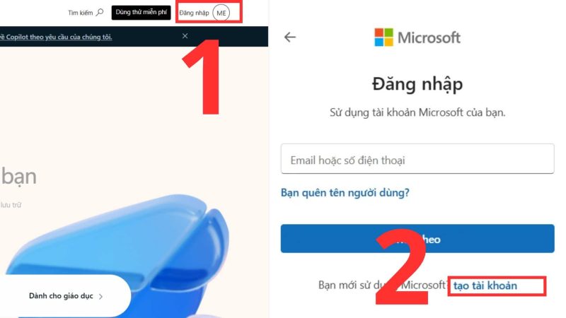 cach-tao-tai-khoan-microsoft-moi-tren-may-tinh-bang-email Tạo tài khoản Microsoft mới khi đã có mail